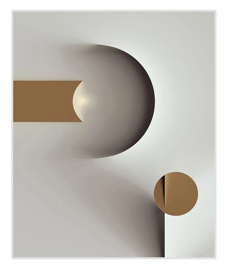 Minimalist Modern Aesthetics Abstract Geometric Wall Art Fine Art Canvas Prints Pictures For Modern Apartment Living Room Home Office Decor