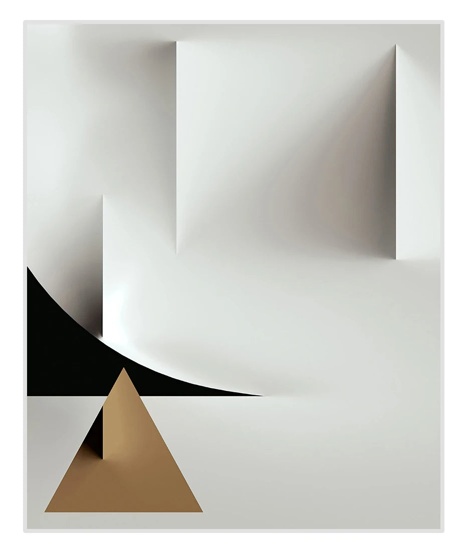 Minimalist Modern Aesthetics Abstract Geometric Wall Art Fine Art Canvas Prints Pictures For Modern Apartment Living Room Home Office Decor