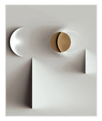 Minimalist Modern Aesthetics Abstract Geometric Wall Art Fine Art Canvas Prints Pictures For Modern Apartment Living Room Home Office Decor