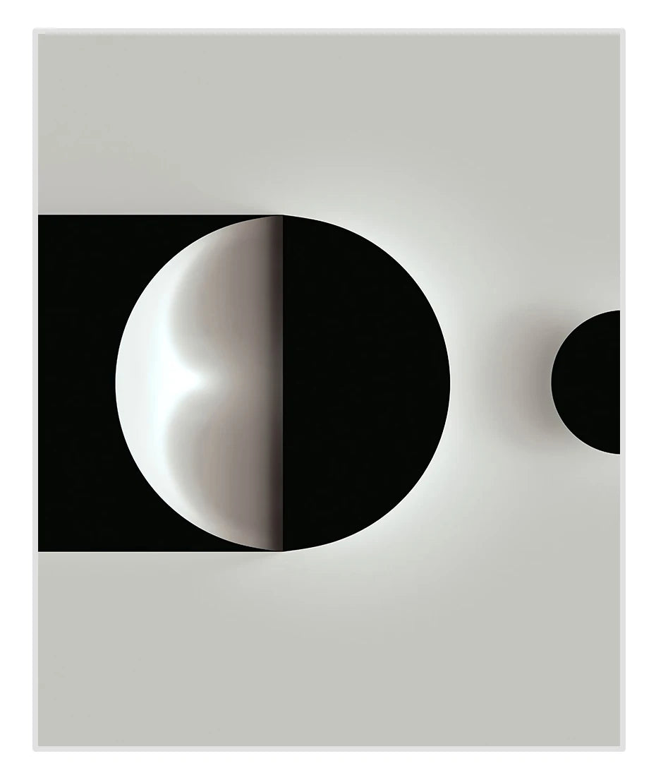 Minimalist Modern Aesthetics Abstract Geometric Wall Art Fine Art Canvas Prints Pictures For Modern Apartment Living Room Home Office Decor