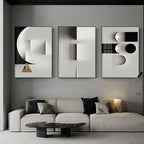 Minimalist Modern Aesthetics Abstract Geometric Wall Art Fine Art Canvas Prints Pictures For Modern Apartment Living Room Home Office Decor