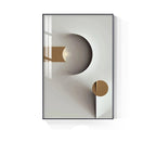 Minimalist Modern Aesthetics Abstract Geometric Wall Art Fine Art Canvas Prints Pictures For Modern Apartment Living Room Home Office Decor