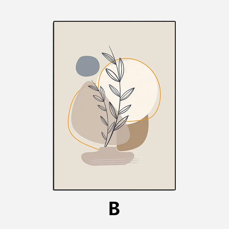 Minimalist Natural Still Life Wall Art Fine Art Canvas Prints Neutral Color Nordic Pictures For Living Room Dining Room Bedroom Art Decor