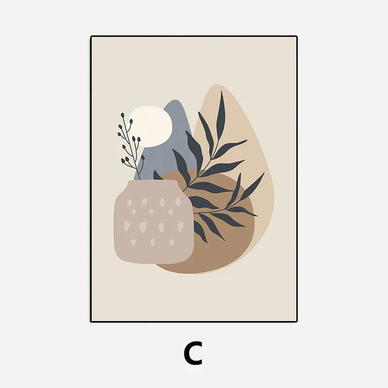Minimalist Natural Still Life Wall Art Fine Art Canvas Prints Neutral Color Nordic Pictures For Living Room Dining Room Bedroom Art Decor