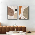 Minimalist Neutral Tones Scandinavian Abstract Wall Art Fine Art Canvas Prints Pictures For Modern Apartment Living Room Home Office Art Decor 2025