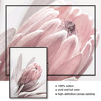 Minimalist Pink Floral Wall Art Fine Art Canvas Prints Modern Botanical Pictures For Living Room Dining Room Bedroom Art Decor 2025
