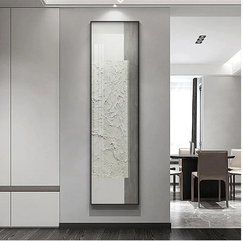 Minimalist Urban Abstract Wall Art Tall Vertical Format Canvas Prints Tall Vertical Pictures For Entrance Foyer Living Room Home Office Decor