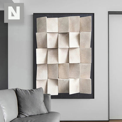 Modern Aesthetics Abstract 3D Effect Wall Art Fine Art Canvas Prints Pictures For Living Room Bedroom Contemporary Interior Decor