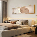 Neutral Colors Modern Abstract Pebbles Wall Art Fine Art Canvas Prints Wide Format Bedroom Pictures For Above The Bed Art For Above The Sofa