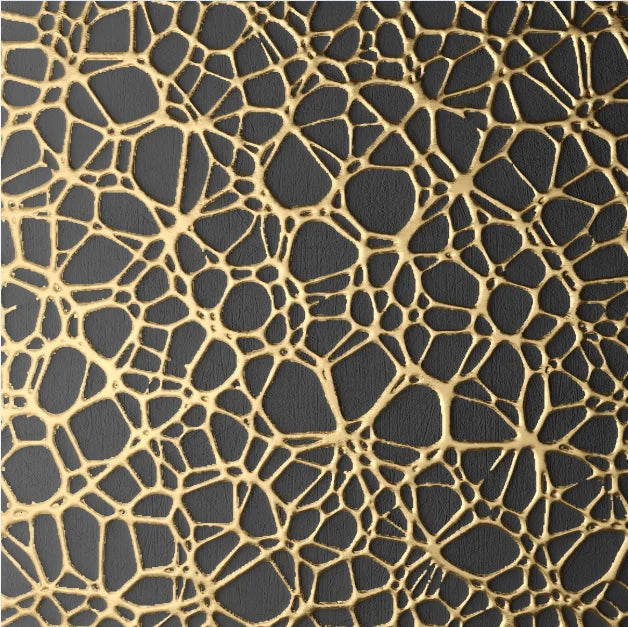 Modern Abstract Aesthetics Black Golden Geometric Wall Art Fine Art Canvas Prints Square Format Pictures For Living Room Home and Office Art Decor