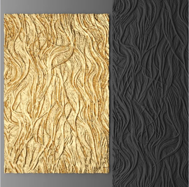 Modern Abstract Aesthetics Black Golden Geometric Wall Art Fine Art Canvas Prints Square Format Pictures For Living Room Home and Office Art Decor