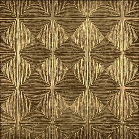Modern Abstract Aesthetics Black Golden Geometric Wall Art Fine Art Canvas Prints Square Format Pictures For Living Room Home and Office Art Decor