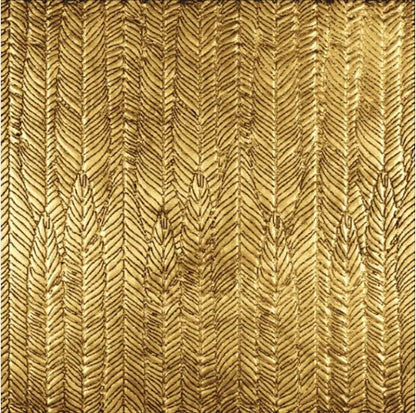Textured gold fabric pattern