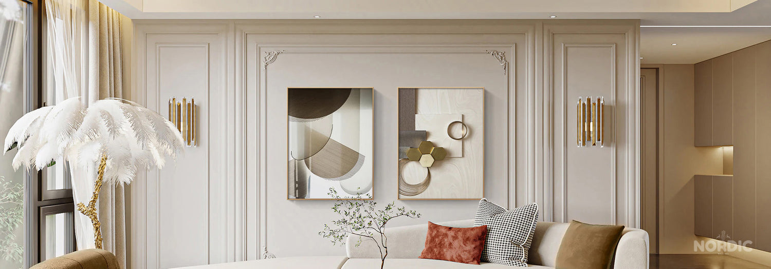 Modern Abstract Architectural Aesthetics Wall Art Fine Art Canvas Prints Minimalist Futurist Pictures For Modern Loft Apartment Living Room Decor