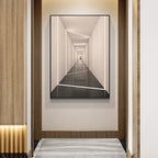 Modern Abstract Architectural Wall Art Fine Art Canvas Prints Visual Space Extension Pictures For Living Room Reception Studio Foyer Art Decor