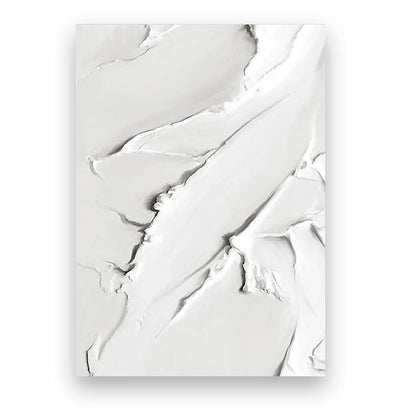 Modern Abstract Black & White Minimalist Wall Art Fine Art Canvas Prints Textural Design Pictures For Modern Loft Apartment Home Office Decor