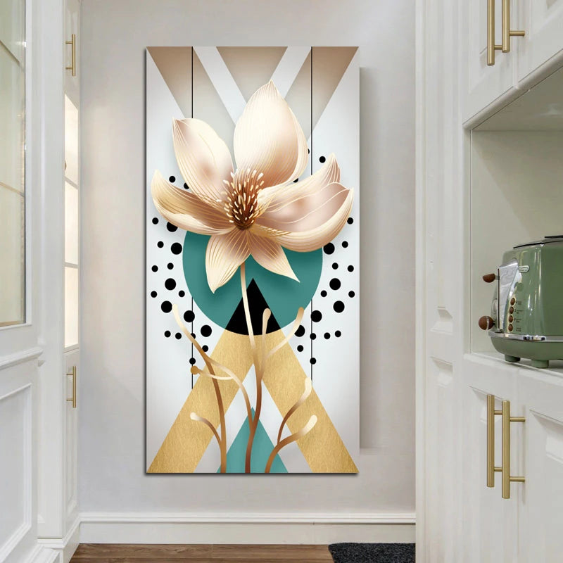 Modern Abstract Botanical Wall Art Fine Art Canvas Prints Colorful Contemporary Floral Art For Kitchen Living Room Dining Room Art For Modern Apartment Decor 2025