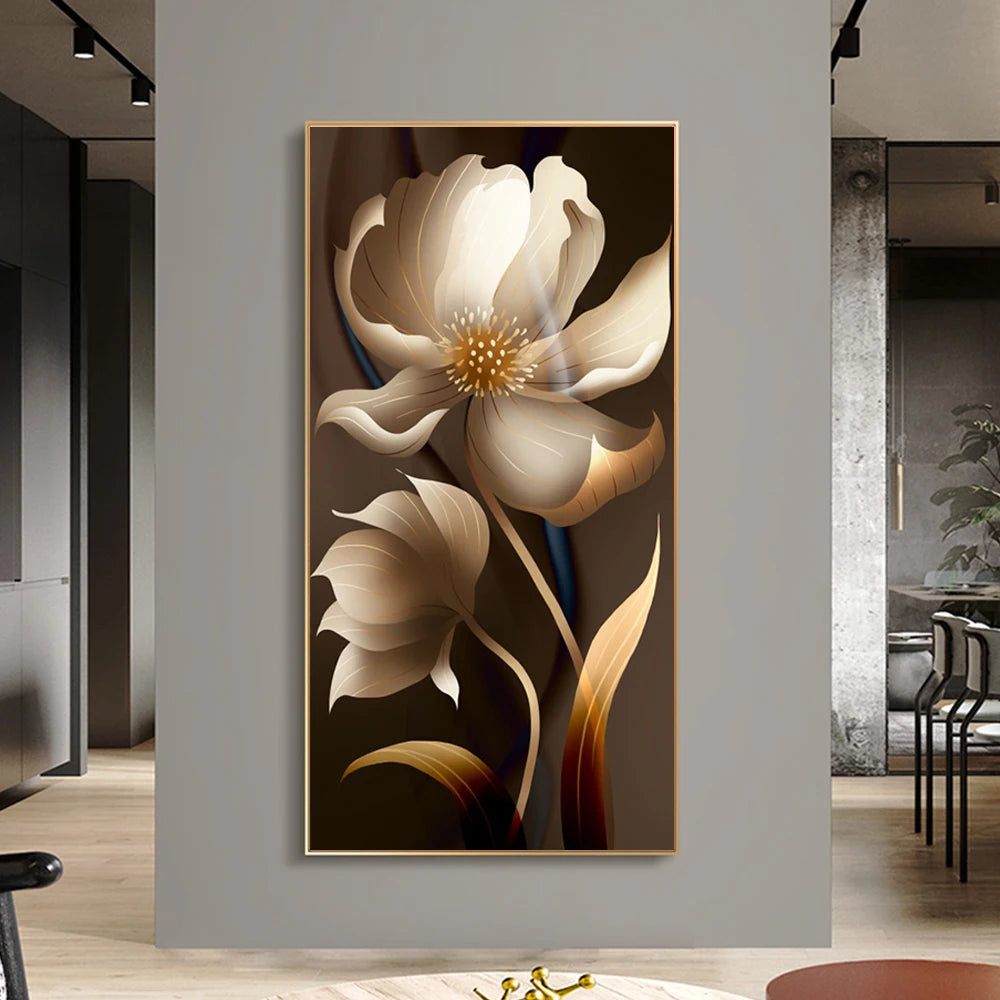 Modern Abstract Botanical Wall Art Fine Art Canvas Prints Colorful Contemporary Floral Art For Kitchen Living Room Dining Room Art For Modern Apartment Decor 2025