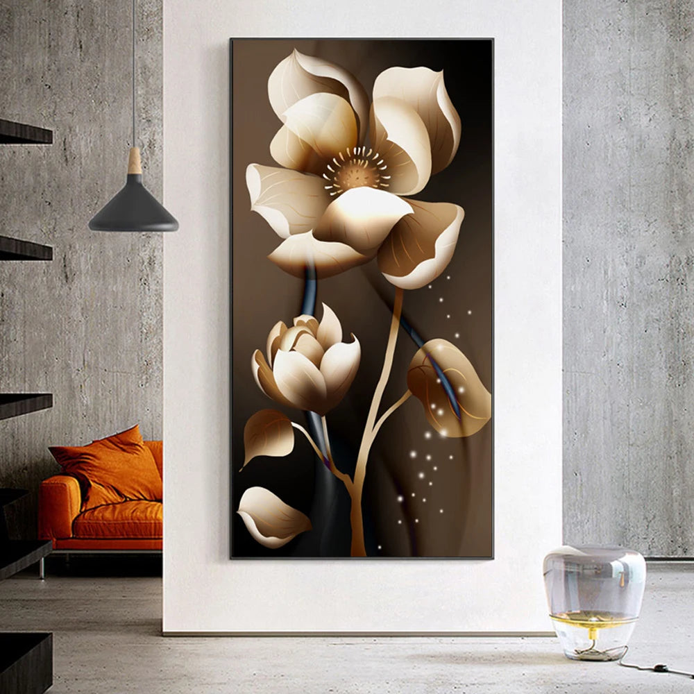 Modern Abstract Botanical Wall Art Fine Art Canvas Prints Colorful Contemporary Floral Art For Kitchen Living Room Dining Room Art For Modern Apartment Decor 2025