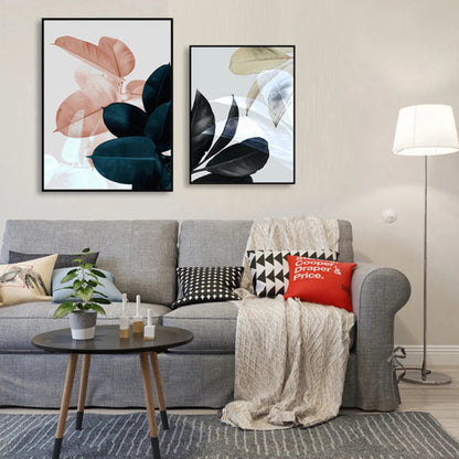 Modern Abstract Colorful Botanical Wall Art Fine Art Canvas Prints Pictures For Living Room Dining Room Bedroom, Art For Modern Living 2025