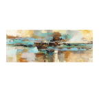 Modern Abstract Design Wide Format Wall Art Fine Art Canvas Print Horizontal Format Picture For Above The Sofa Art For Above The Bed