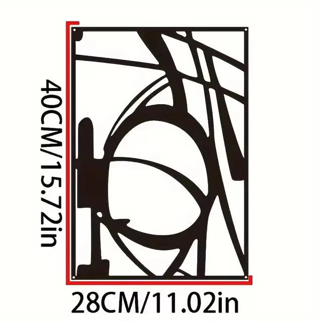 Modern Abstract Iron Art Wall Art 3D Metal Sculpture Wall Decoration For Living Room Dining Room Creative Contemporary Nordic Home Decor