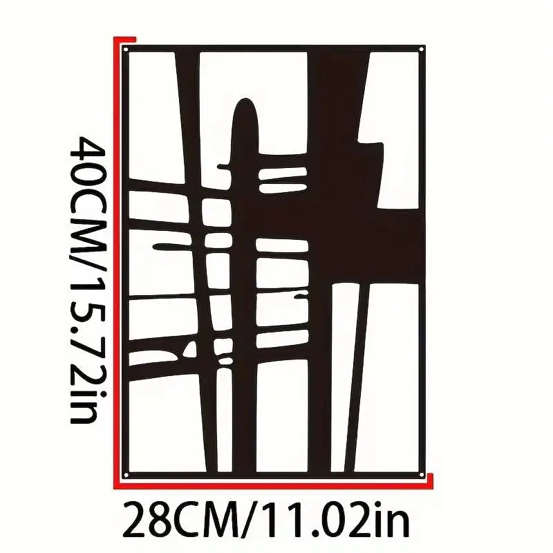 Modern Abstract Iron Art Wall Art 3D Metal Sculpture Wall Decoration For Living Room Dining Room Creative Contemporary Nordic Home Decor