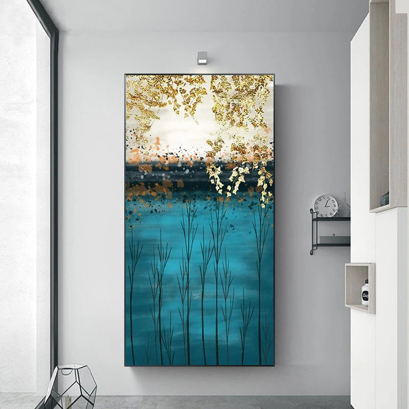 Modern Abstract Landscapes Wall Art Fine Art Canvas Prints Pictures For Light Luxury Living Room Dining Room Home Office Foyer Art Decor 2025