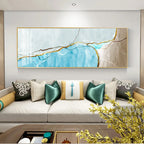 Modern Abstract Liquid Marble Wall Art Fine Art Canvas Prints Wide Format Pictures For Above The Sofa Art For Above The Bed