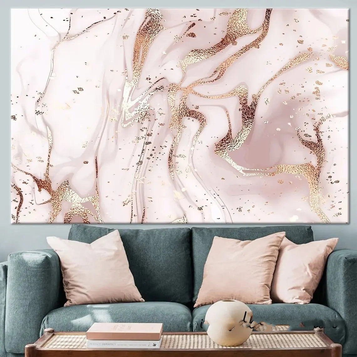 Large Format Abstract Marble Print Wall Art Fine Art Canvas Prints Abstract Pictures For Living Room Bedroom Dining Room Art Decor