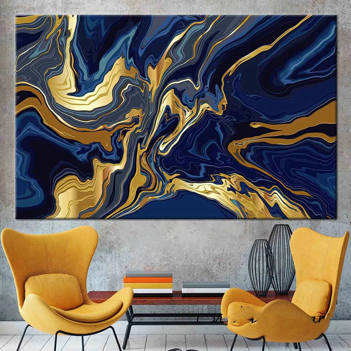 Large Format Abstract Marble Print Wall Art Fine Art Canvas Prints Abstract Pictures For Living Room Bedroom Dining Room Art Decor