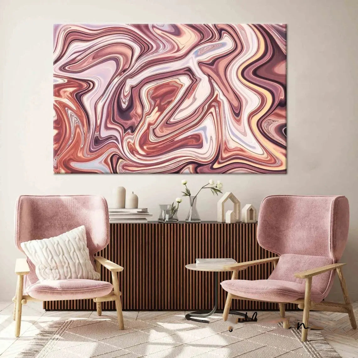 Large Format Abstract Marble Print Wall Art Fine Art Canvas Prints Abstract Pictures For Living Room Bedroom Dining Room Art Decor