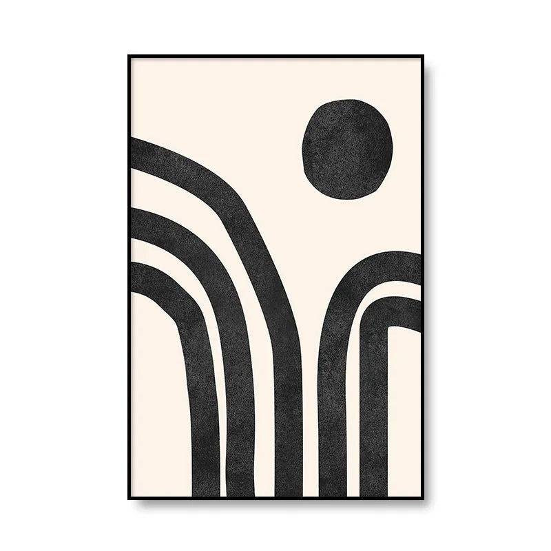 Modern Abstract Minimalist Feminine Body Art Line Art Wall Art Fine Art Canvas Prints Black White Posters Pictures For Contemporary Home Decor