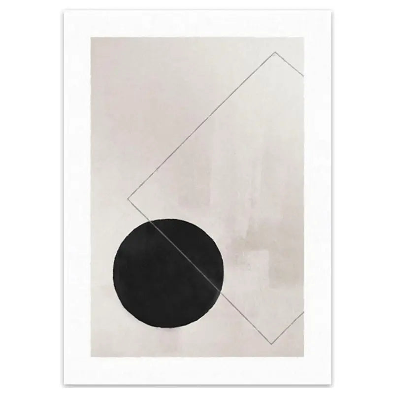 Modern Abstract Minimalist Geometric Wall Art Fine Art Canvas Prints Neutral Colors Pictures For Living Room Bedroom Nordic Art For Contemporary Interiors 2025