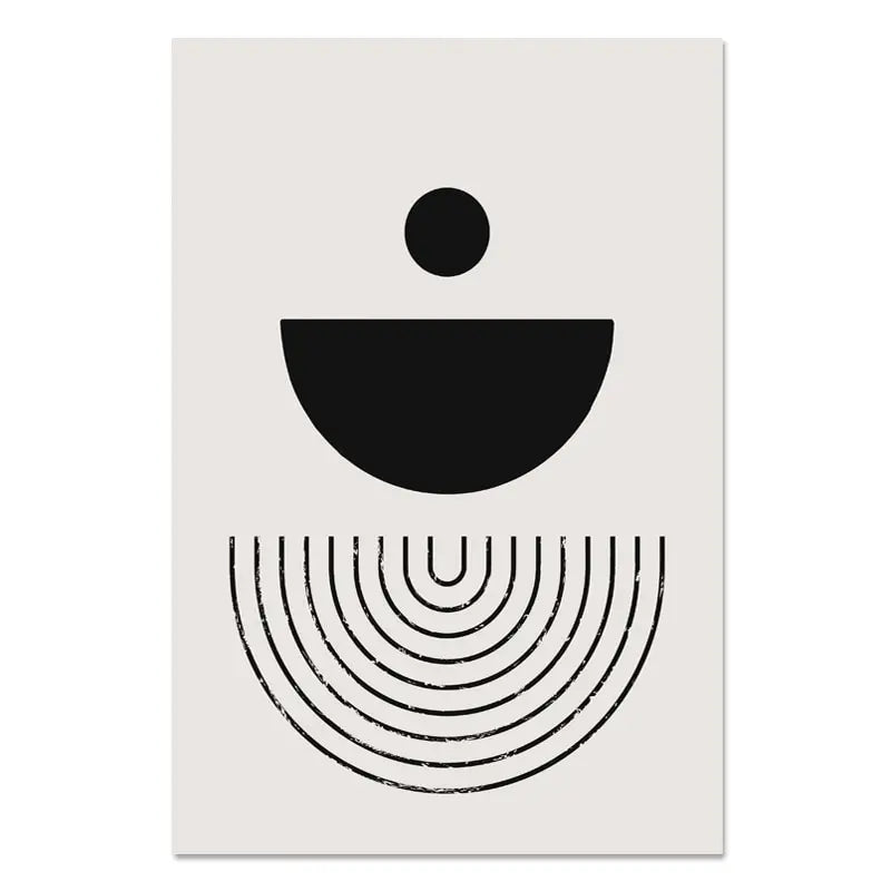 Modern Abstract Minimalist Geometric Wall Art Fine Art Canvas Prints Neutral Colors Pictures For Living Room Bedroom Nordic Art For Contemporary Interiors 2025