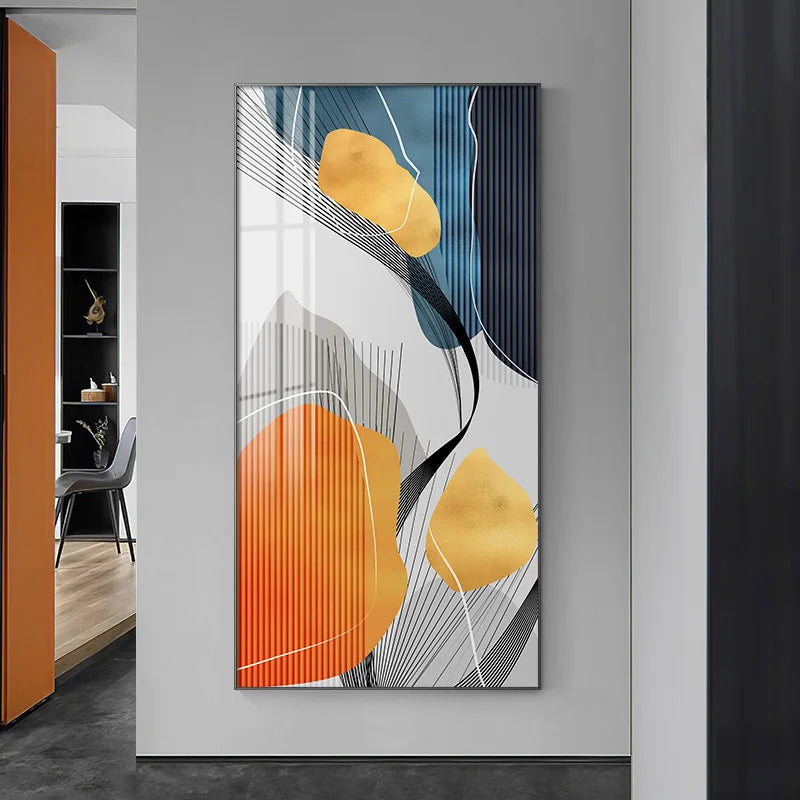 Modern Abstract Nordic Wall Art Fine Art Canvas Prints Posters Colorful Art For Living Room Dining Room Foyer Light Luxury Interior Decoration