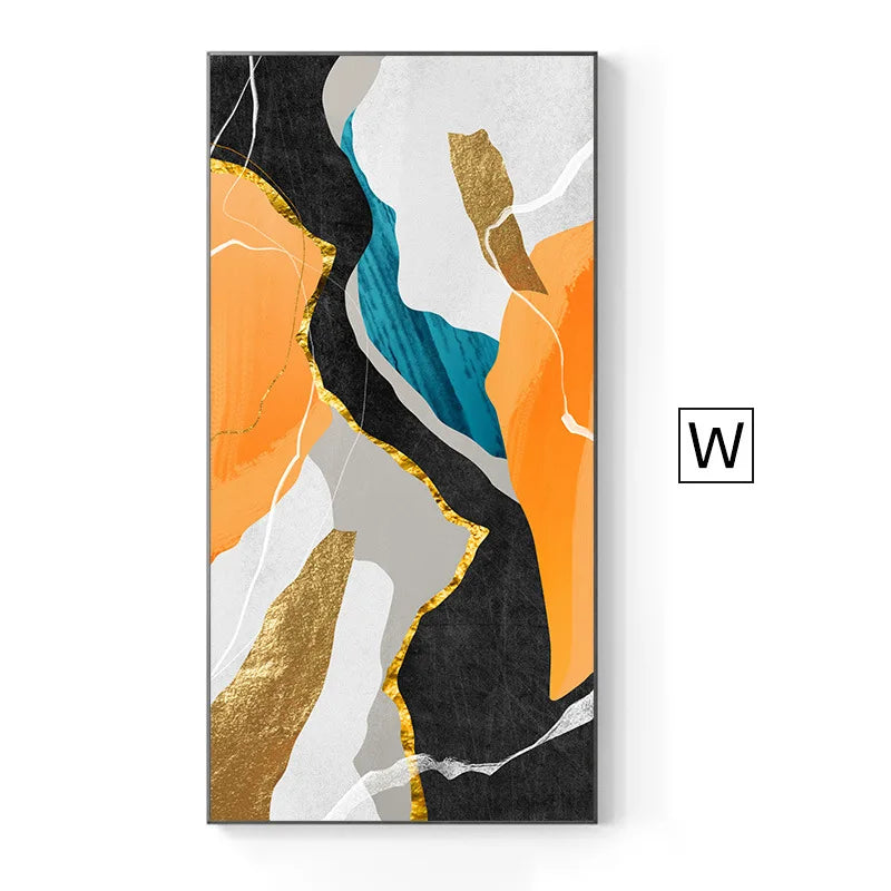 Modern Abstract Nordic Wall Art Fine Art Canvas Prints Posters Colorful Art For Living Room Dining Room Foyer Light Luxury Interior Decoration