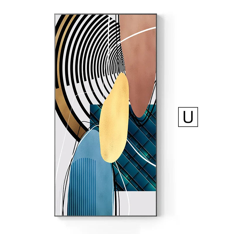 Modern Abstract Nordic Wall Art Fine Art Canvas Prints Posters Colorful Art For Living Room Dining Room Foyer Light Luxury Interior Decoration