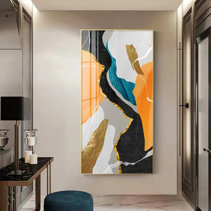 Modern Abstract Nordic Wall Art Fine Art Canvas Prints Posters Colorful Art For Living Room Dining Room Foyer Light Luxury Interior Decoration