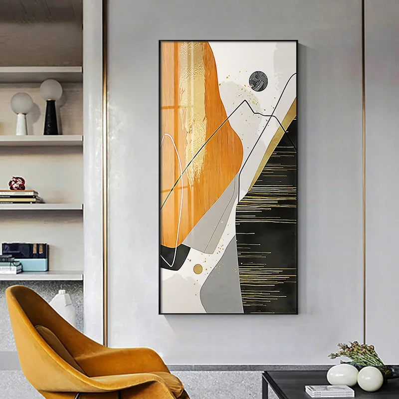 Modern Abstract Nordic Wall Art Fine Art Canvas Prints Posters Colorful Art For Living Room Dining Room Foyer Light Luxury Interior Decoration