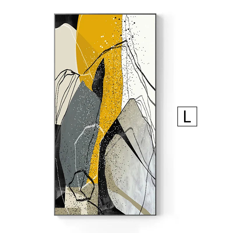 Modern Abstract Nordic Wall Art Fine Art Canvas Prints Posters Colorful Art For Living Room Dining Room Foyer Light Luxury Interior Decoration