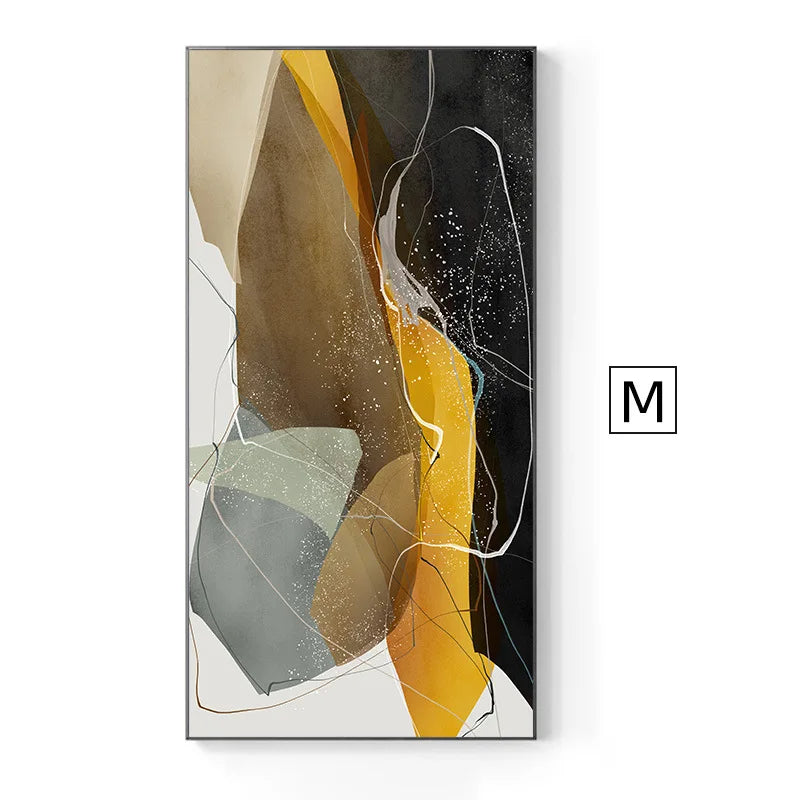 Modern Abstract Nordic Wall Art Fine Art Canvas Prints Posters Colorful Art For Living Room Dining Room Foyer Light Luxury Interior Decoration