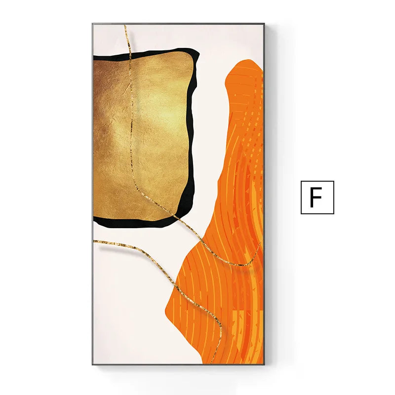 Modern Abstract Nordic Wall Art Fine Art Canvas Prints Posters Colorful Art For Living Room Dining Room Foyer Light Luxury Interior Decoration