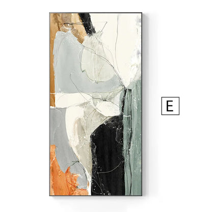 Modern Abstract Nordic Wall Art Fine Art Canvas Prints Posters Colorful Art For Living Room Dining Room Foyer Light Luxury Interior Decoration