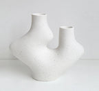 Modern Abstract Sculptural Ceramic Vase – Minimalist Neutral‑Tone Decor Accents for Contemporary Home Styling and Interior Displays