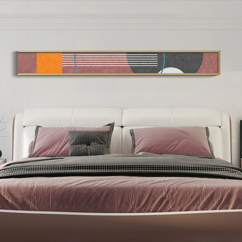 Colorful Tall Abstract Slim Format Wall Art For Modern Living Room ...