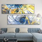 Modern Abstract Wide Format Wall Art Fine Art Canvas Prints Pictures For Living Room Above The Sofa Art For Bedroom Above The Bed
