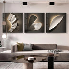 Modern Aesthetics 3d LED Effect Abstract Geometric Wall Art Fine Art Canvas Prints Square Format Pictures Art For Contemporary Interiors