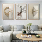 Modern Aesthetics Abstract Architectural Geometric Wall Art Fine Art Canvas Prints Pictures For Modern Loft Living Room Contemporary Interior Design Trends