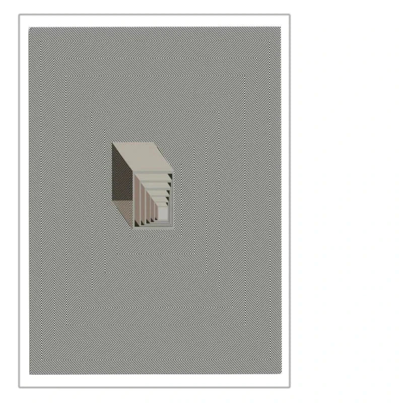 Modern Aesthetics Abstract Architectural Geometric Wall Art Fine Art Canvas Prints Pictures For Modern Loft Living Room Contemporary Interior Design Trends